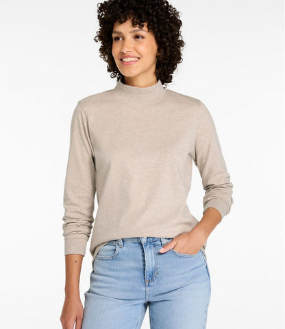 Women's Interlock Mock-Turtleneck, Long-Sleeve / L.L.Bean