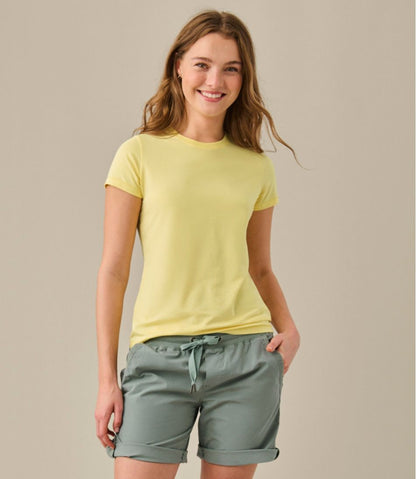 Women's Soft Stretch Supima-Blend Tee, Crewneck Short-Sleeve / L.L.Bean