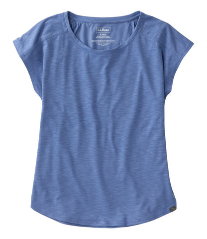 Women's Streamside Tee, Short-Sleeve Ruched Crew / L.L.Bean