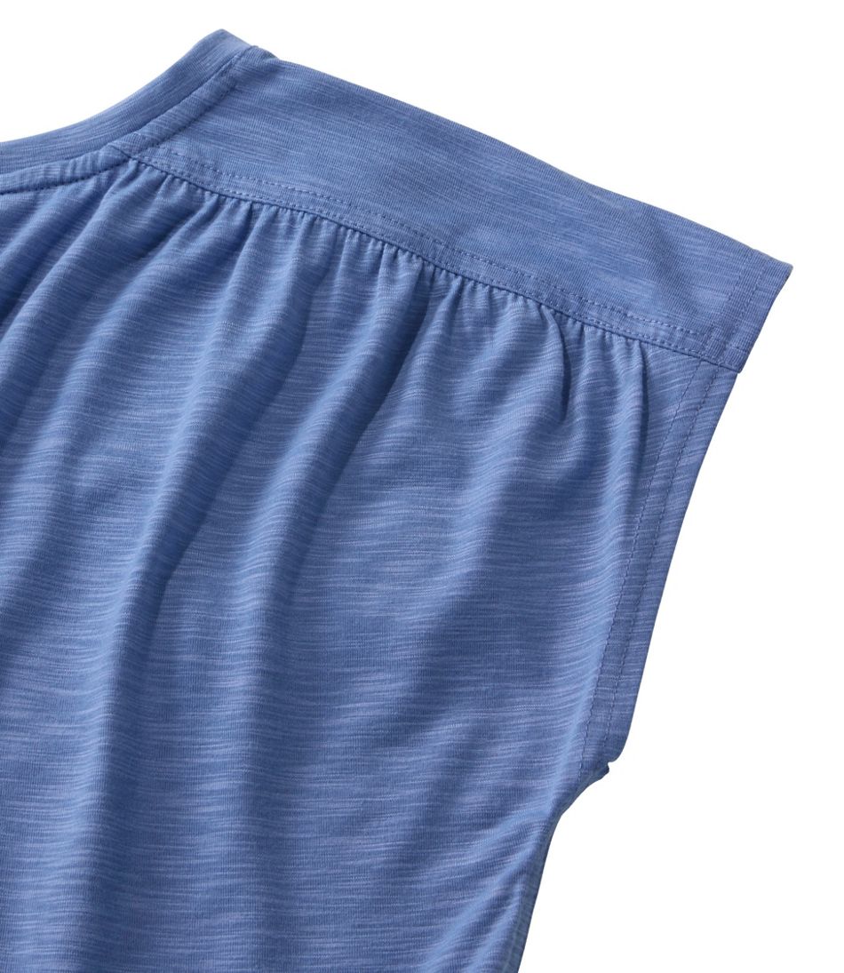 Women's Streamside Tee, Short-Sleeve Ruched Crew / L.L.Bean
