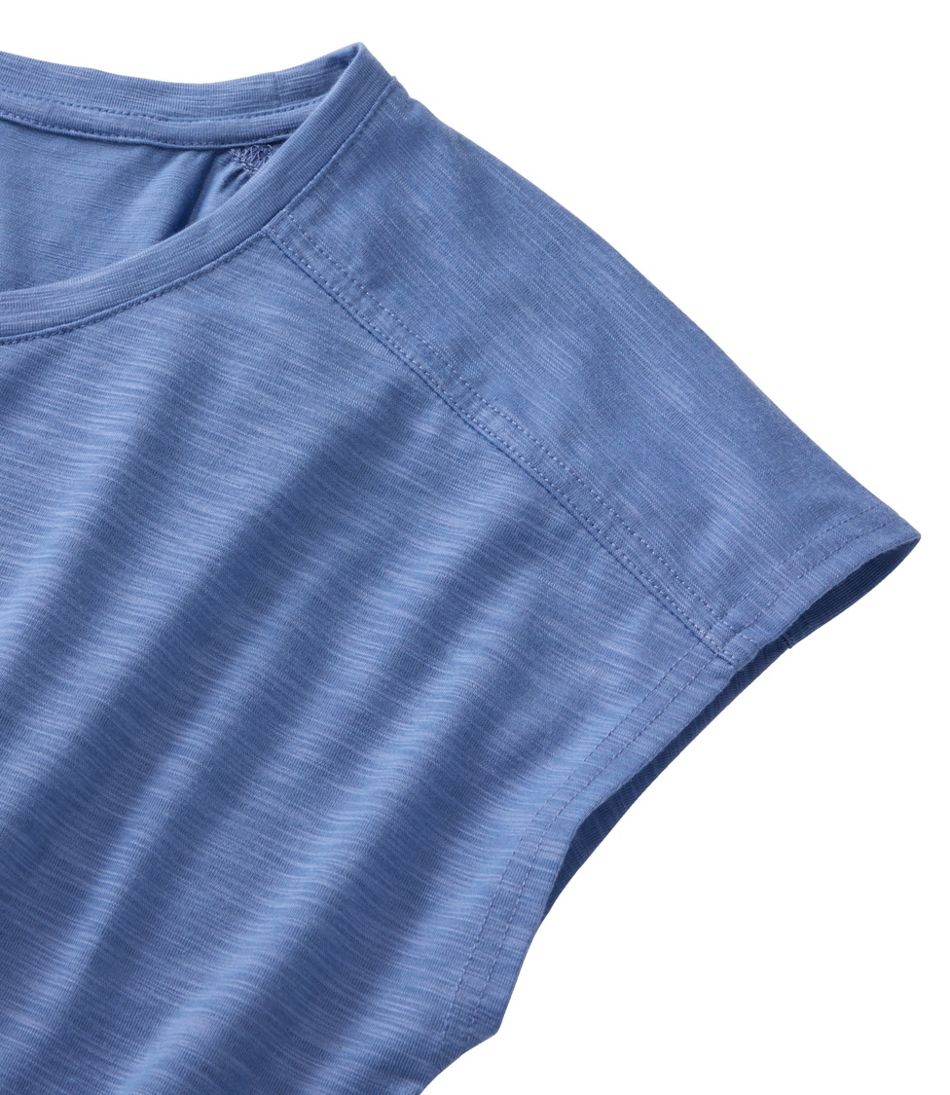 Women's Streamside Tee, Short-Sleeve Ruched Crew / L.L.Bean
