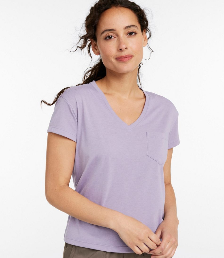 Women's Vista Camp Tee, Short-Sleeve V-Neck / L.L.Bean