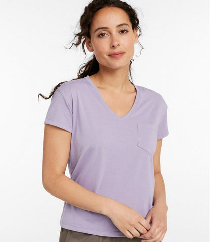 Women's Vista Camp Tee, Short-Sleeve V-Neck / L.L.Bean