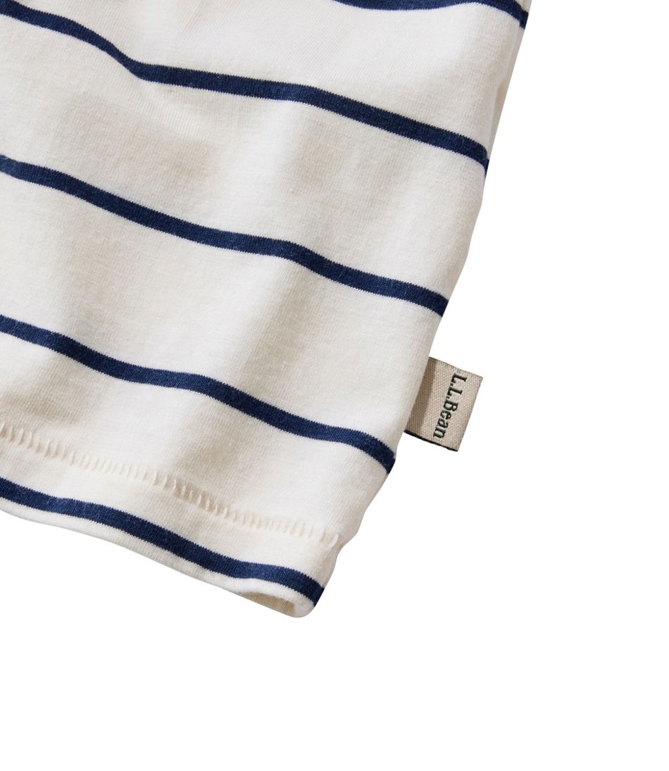 Women's Soft Stretch Supima-Blend Tee, Scoopneck Short-Sleeve Stripe / L.L.Bean