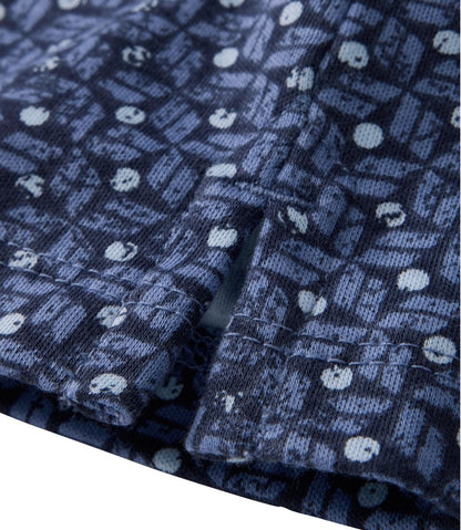 Women's Tee, Three-Quarter-Sleeve Splitneck Tunic Print / L.L.Bean