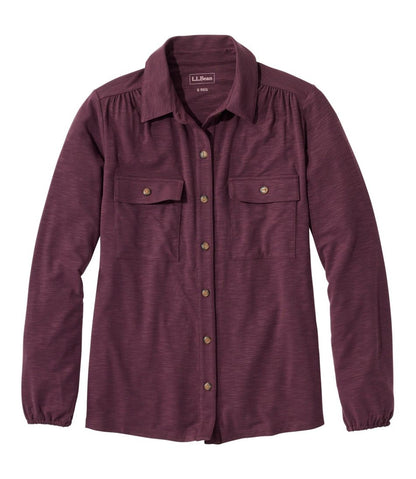 Camden Hills Tee, Button-Front Shirt / L.L.Bean