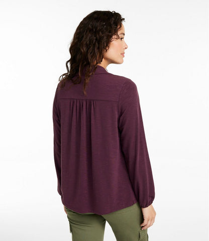 Camden Hills Tee, Button-Front Shirt / L.L.Bean