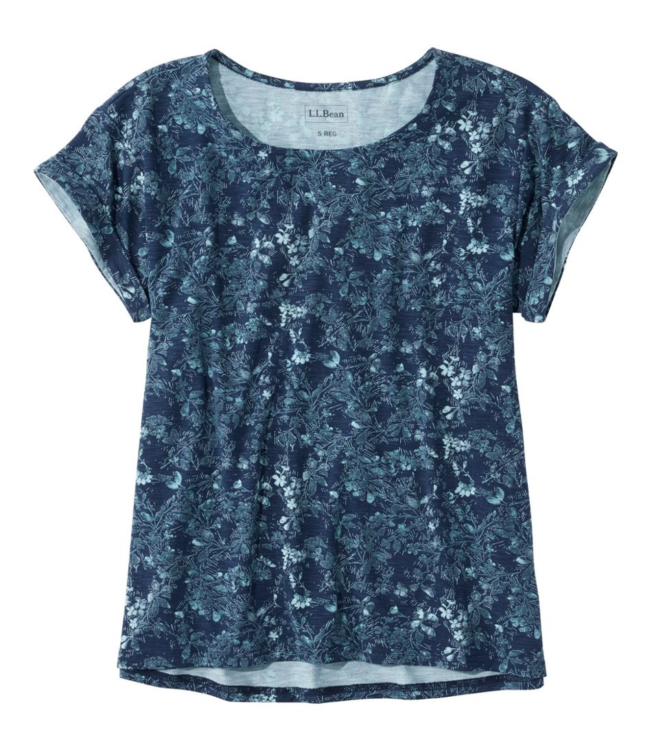 Women's Camden Hills Tee, Short-Sleeve Print / L.L.Bean