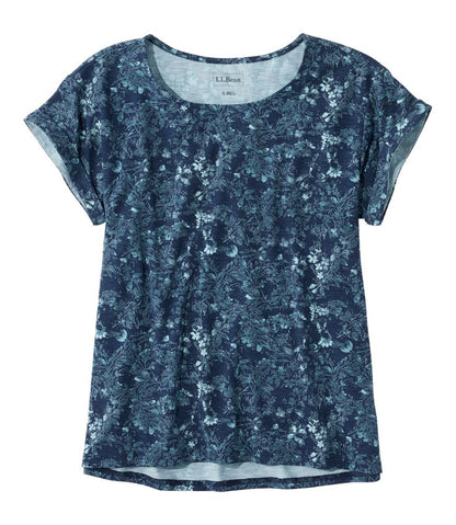 Women's Camden Hills Tee, Short-Sleeve Print / L.L.Bean