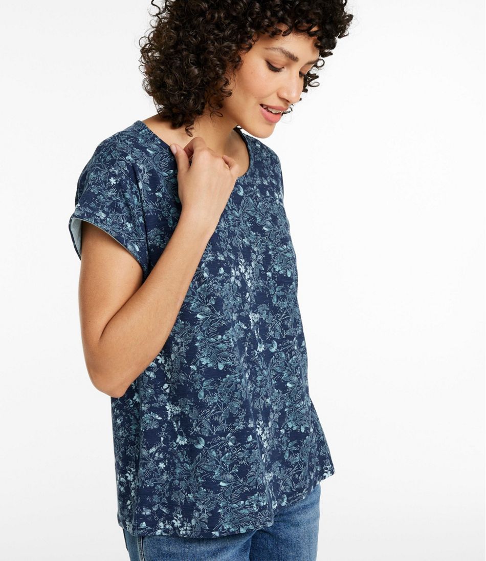 Women's Camden Hills Tee, Short-Sleeve Print / L.L.Bean