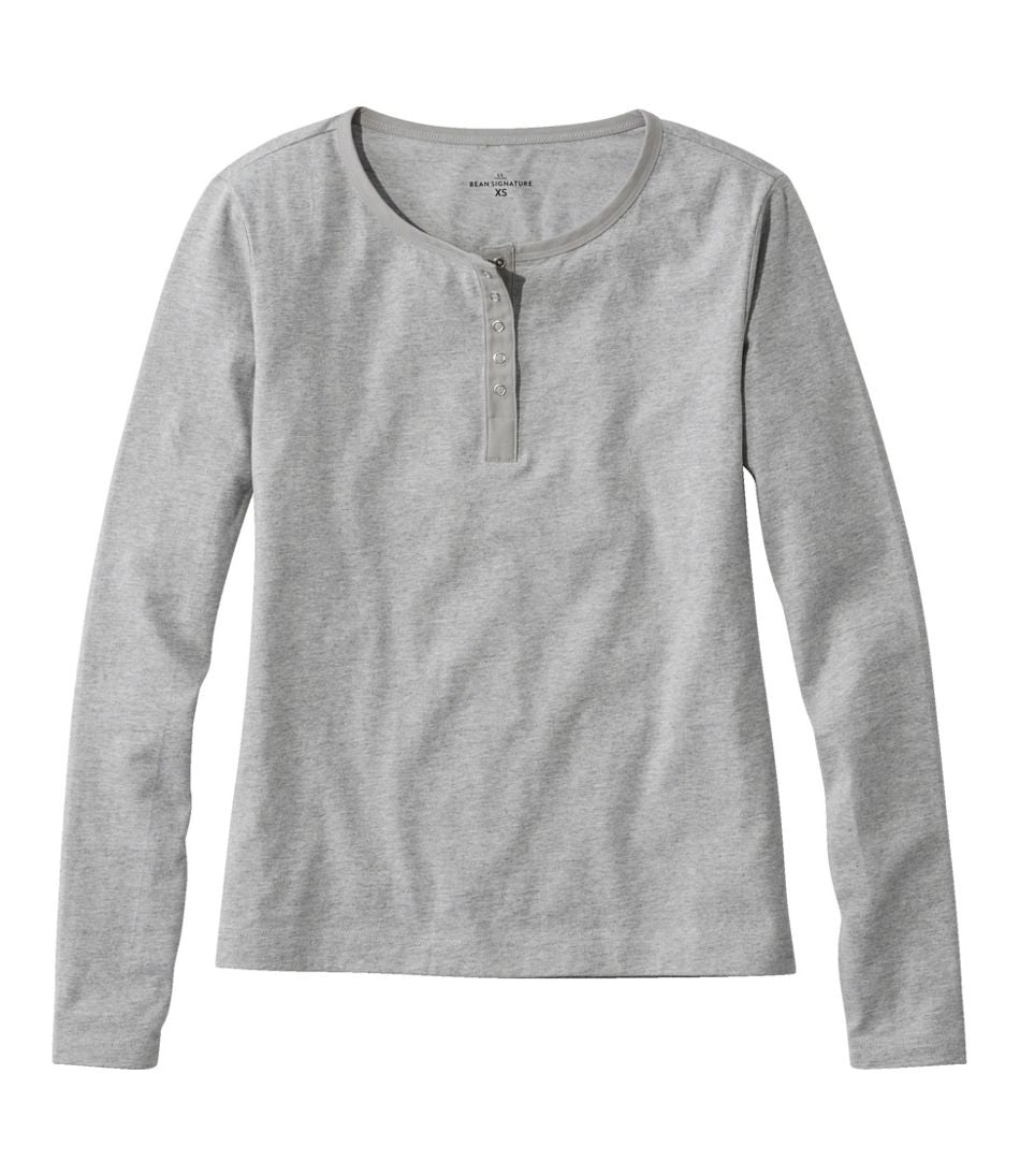 Women's Signature Rangeley Cotton Tee, Henley / L.L.Bean
