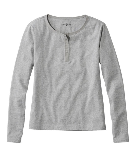 Women's Signature Rangeley Cotton Tee, Henley / L.L.Bean