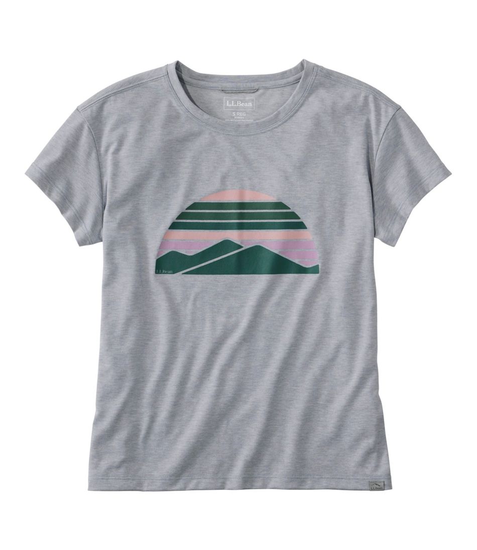 Women's Vista Camp Tee, Short-Sleeve Graphic Crew / L.L.Bean