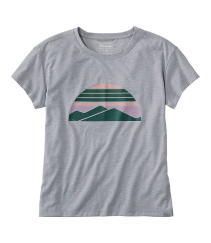 Women's Vista Camp Tee, Short-Sleeve Graphic Crew / L.L.Bean