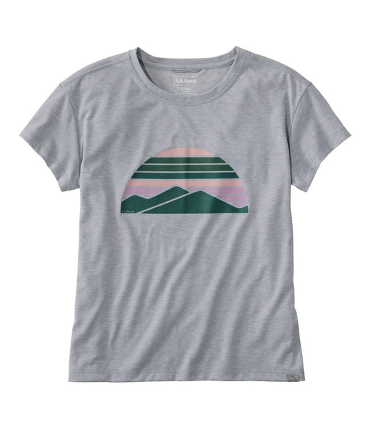 Women's Vista Camp Tee, Short-Sleeve Graphic Crew / L.L.Bean