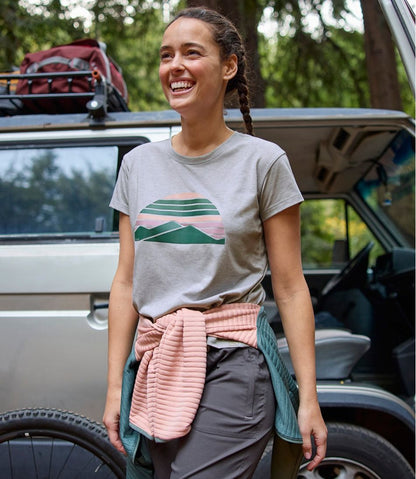 Women's Vista Camp Tee, Short-Sleeve Graphic Crew / L.L.Bean