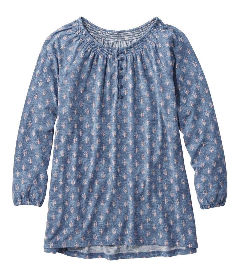 Women's Camden Hills Tee, Three-Quarter-Sleeve Print / L.L.Bean