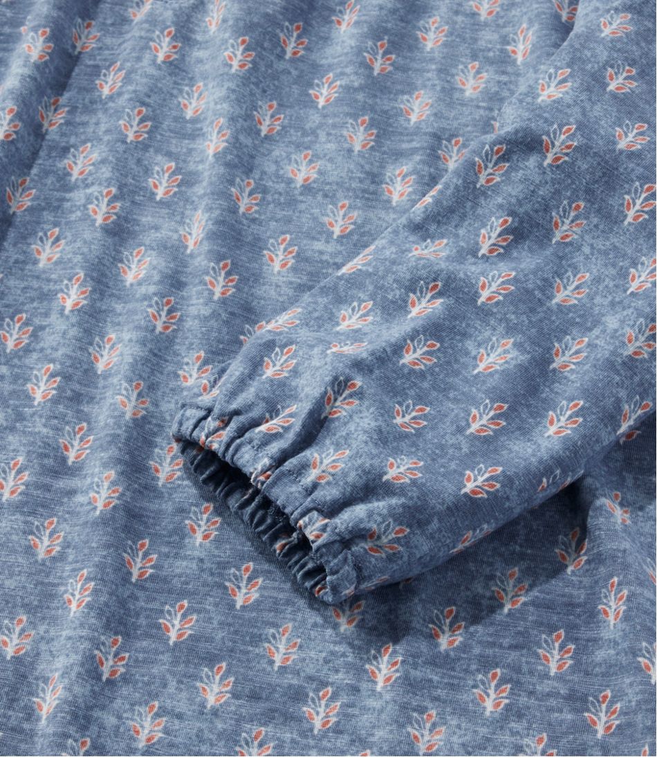 Women's Camden Hills Tee, Three-Quarter-Sleeve Print / L.L.Bean