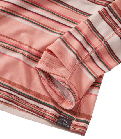 Women's Everyday SunSmart® Tee, Crewneck Long-Sleeve Stripe / L.L.Bean