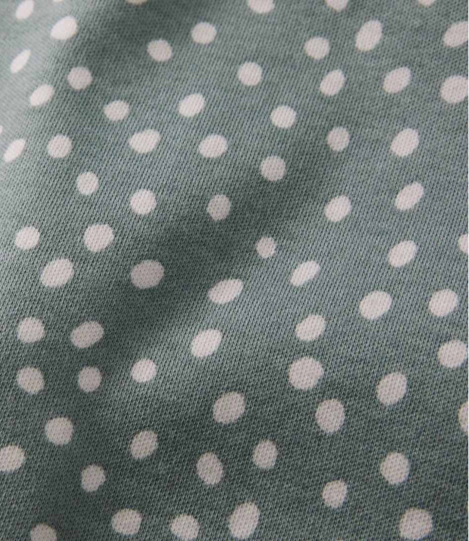 Women's Jewelneck Tee, Elbow-Sleeve Print / L.L.Bean