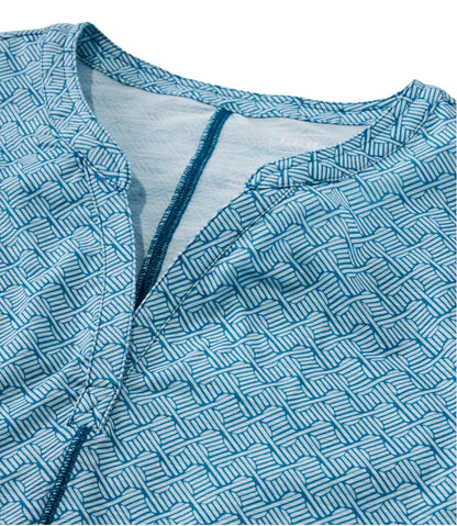 Women's Streamside Tee, Short-Sleeve Splitneck Print / L.L.Bean