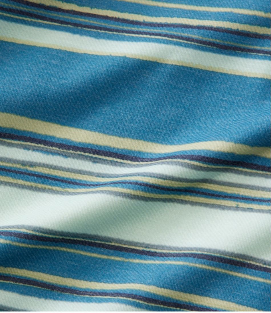 Women's Everyday SunSmart® Hooded Pullover, Long-Sleeve Stripe / L.L.Bean