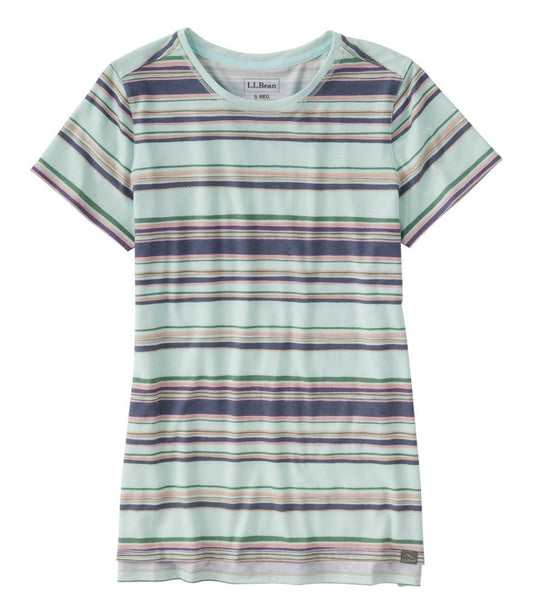 Women's Everyday SunSmart® Tee, Short-Sleeve Stripe / L.L.Bean
