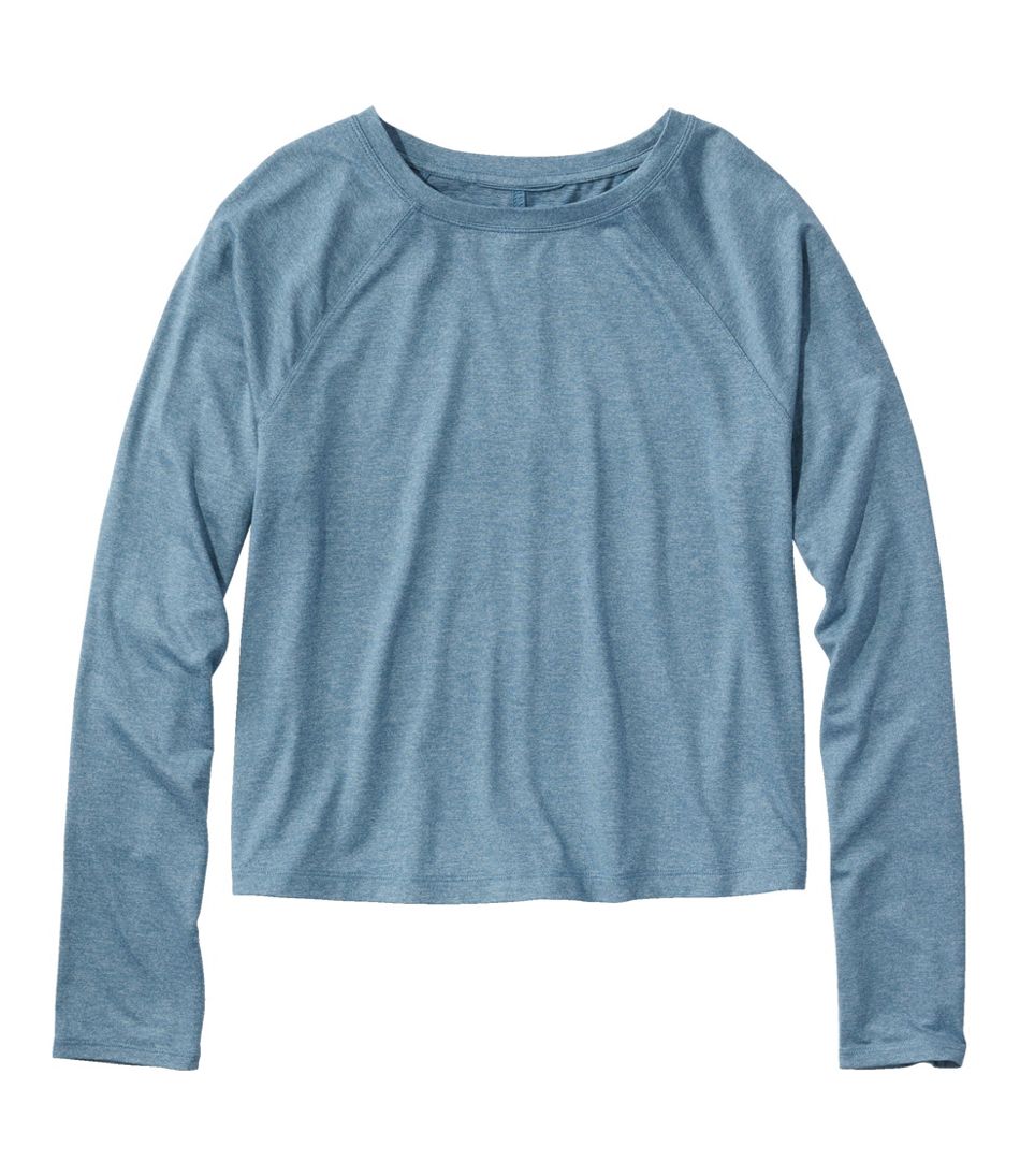 Women's Movement Essential Tee, Long-Sleeve Cropped / L.L.Bean