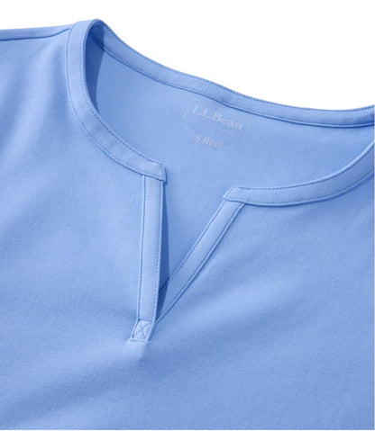 Women's Tee, Short-Sleeve Notch-Neck / L.L.Bean