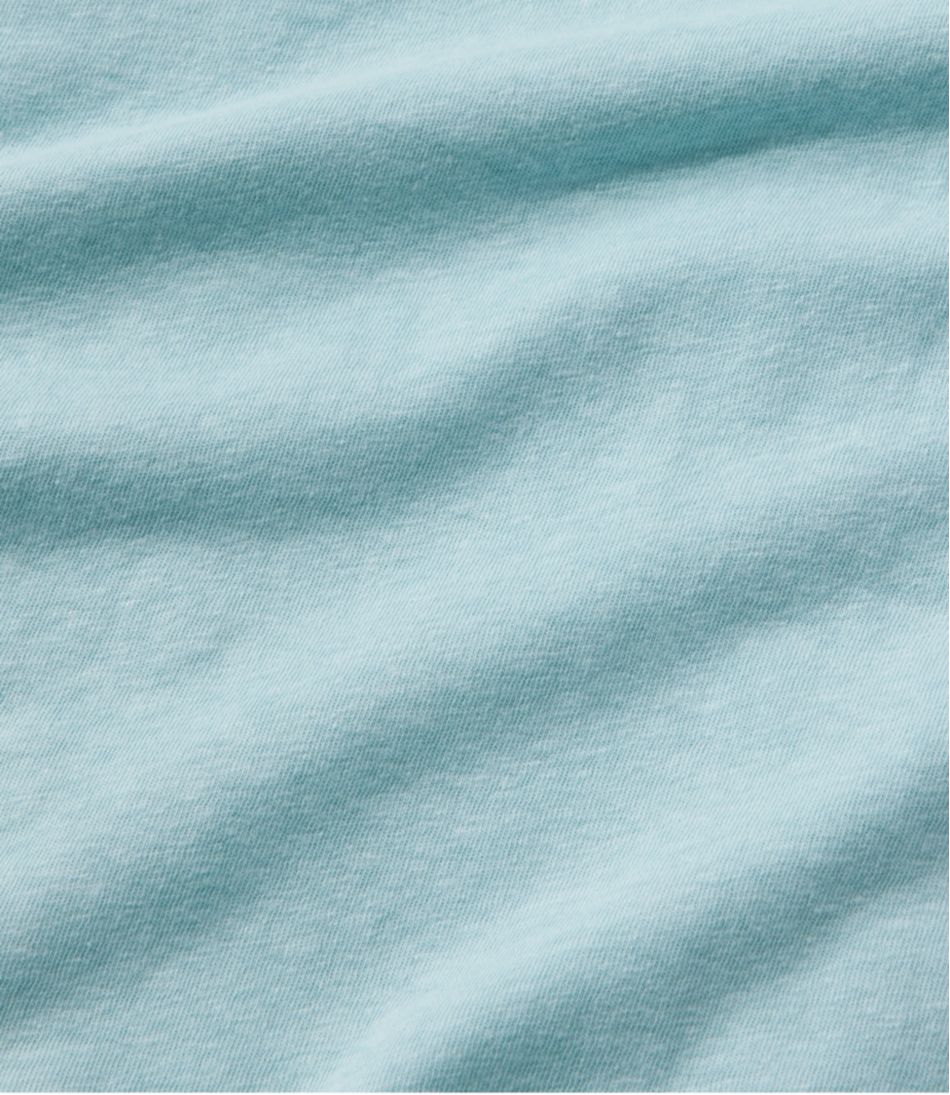 Women's Linen/Cotton Tee, Three-Quarter-Sleeve Splitneck Polo / L.L.Bean