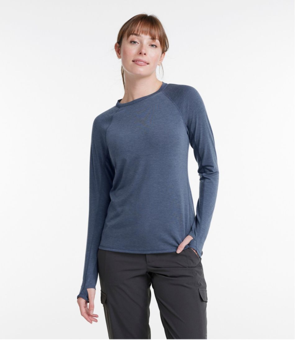 Women's Everyday SunSmart® Tee, Crewneck Long-Sleeve / L.L.Bean