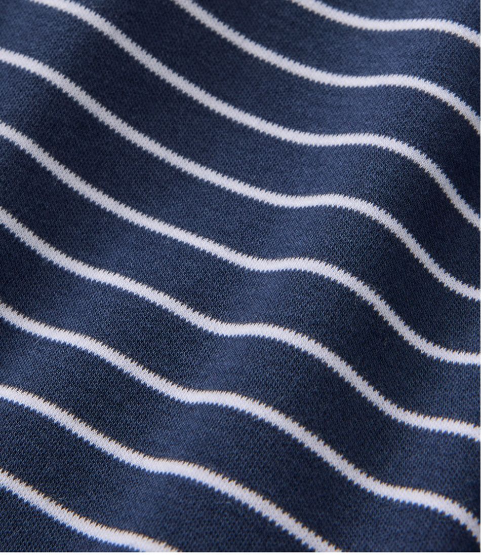 Women's Pima Cotton Tee, Short-Sleeve Crewneck Stripe / L.L.Bean