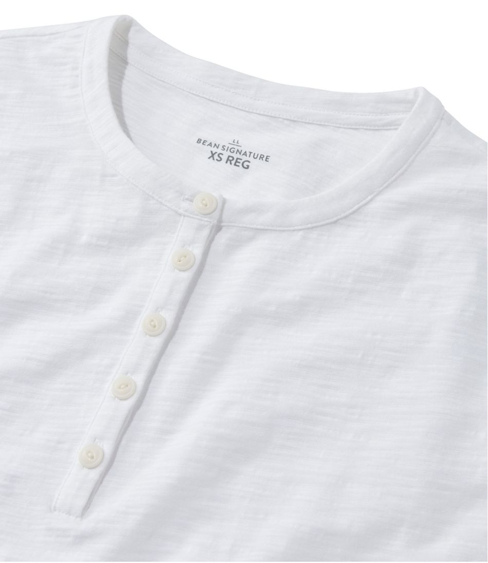 Women's Signature Slub Tee, Short-Sleeve Henley / L.L.Bean