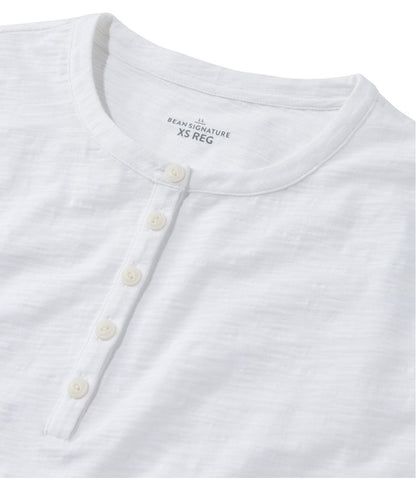 Women's Signature Slub Tee, Short-Sleeve Henley / L.L.Bean