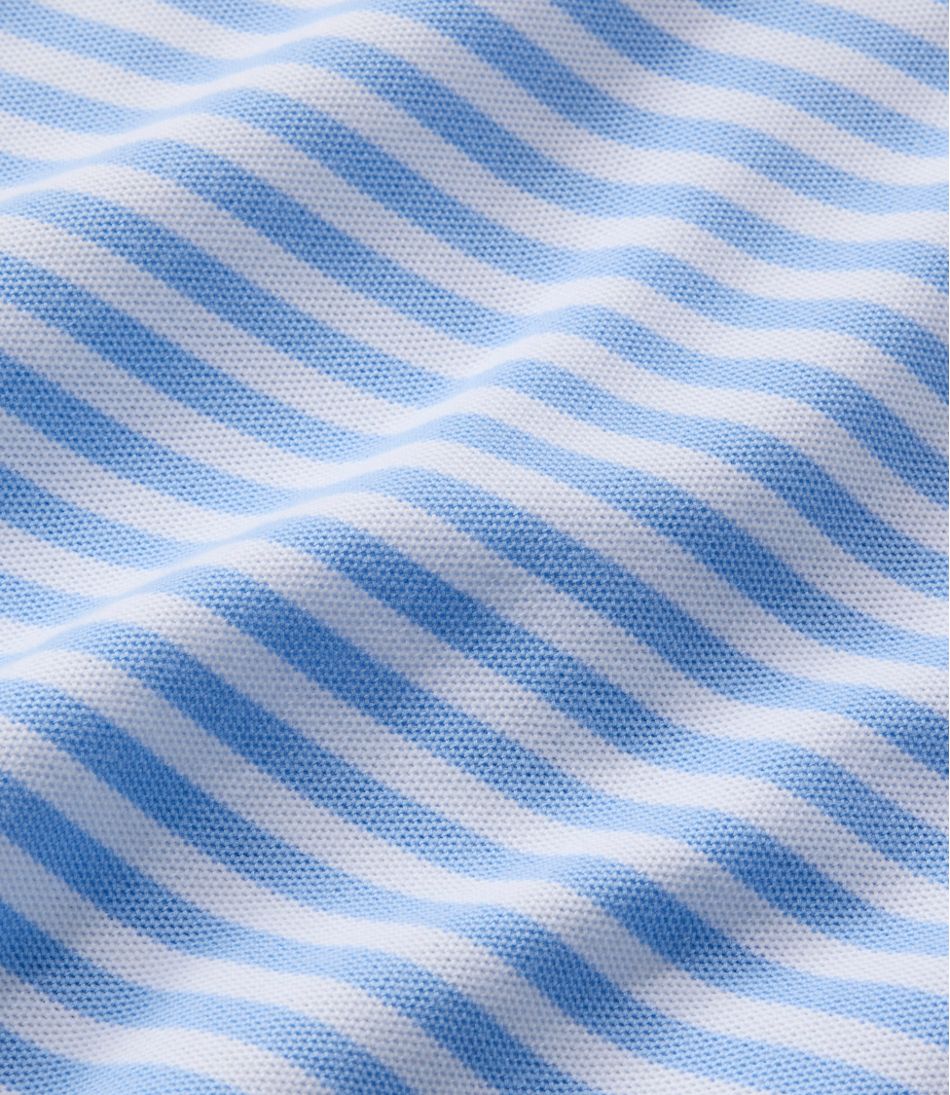 Women's Premium Double L Polo, Short-Sleeve Relaxed Fit Stripe / L.L.Bean