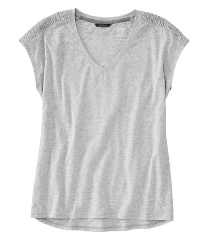 Women's Beyond Soft V-Neck Tee, Short Sleeve / L.L.Bean