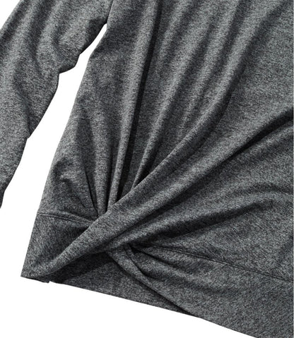 Women's VentureSoft Twist-Front Top, Long-Sleeve / L.L.Bean