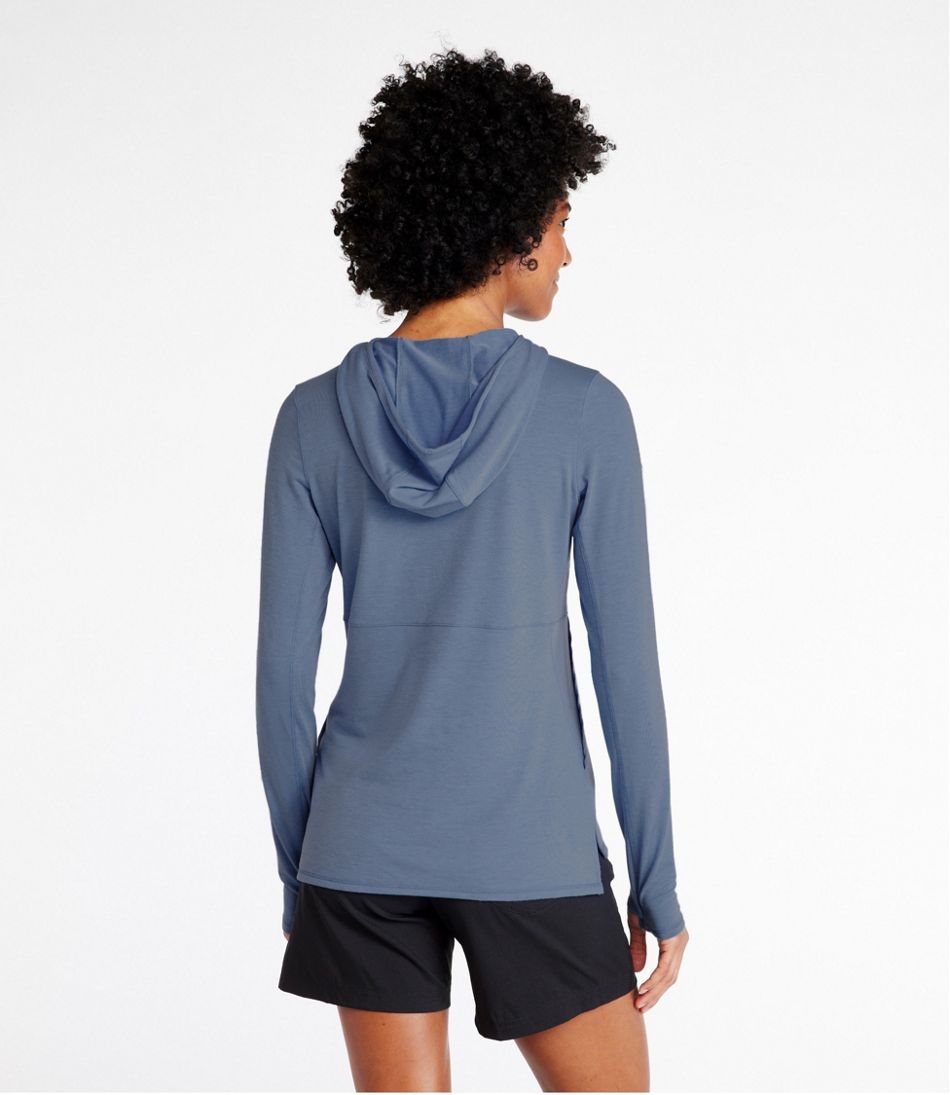 Women's Everyday SunSmart® Hooded Pullover, Long-Sleeve / L.L.Bean