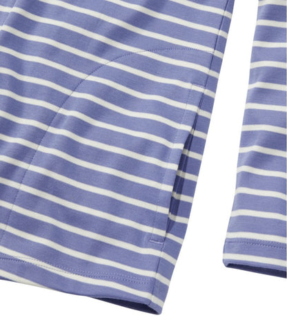 Women's Pima Cotton Open Cardigan, With Pockets Stripe / L.L.Bean