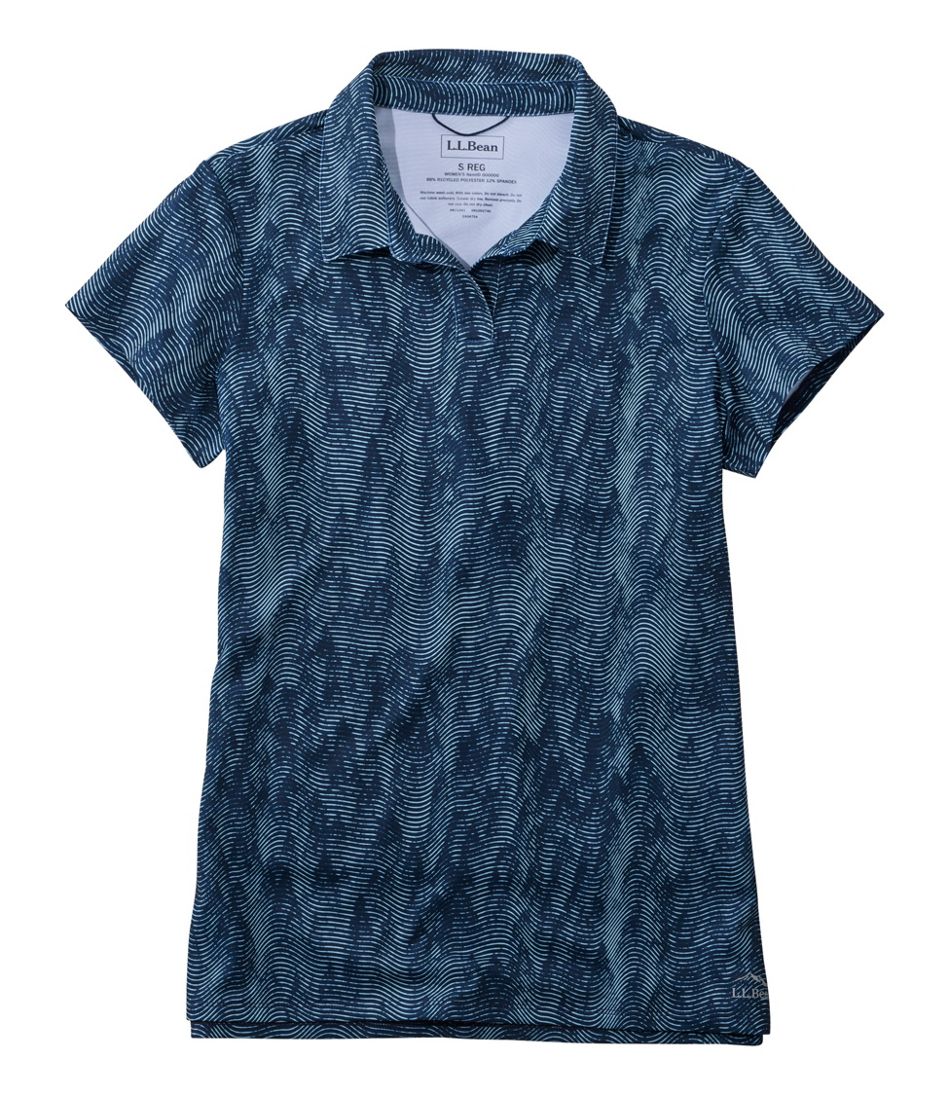Women's Access Polo, Short-Sleeve Print / L.L.Bean