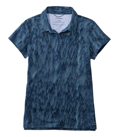 Women's Access Polo, Short-Sleeve Print / L.L.Bean