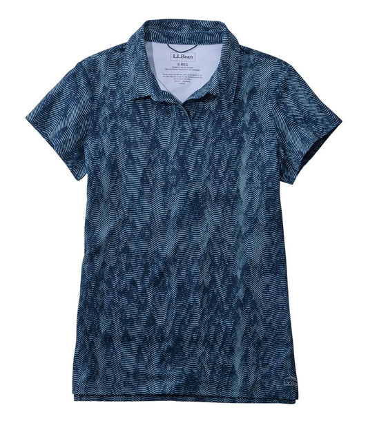 Women's Access Polo, Short-Sleeve Print / L.L.Bean