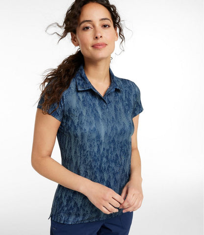 Women's Access Polo, Short-Sleeve Print / L.L.Bean
