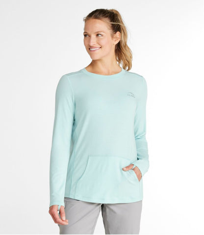 Women's Tropicwear Comfort Crew, Long-Sleeve / L.L.Bean
