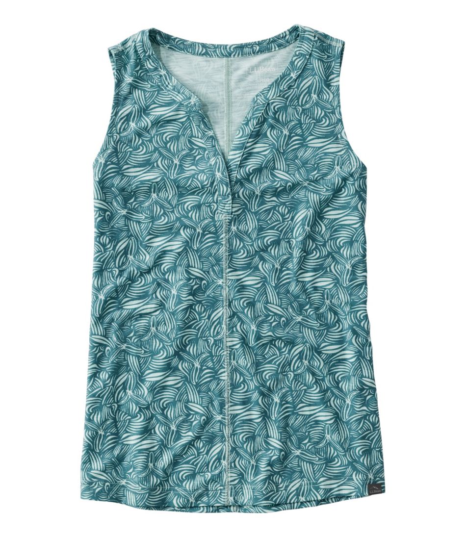 Women's Streamside Tank, Splitneck Print / L.L.Bean