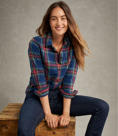 Women's Scotch Plaid Flannel Shirt, Relaxed / L.L.Bean