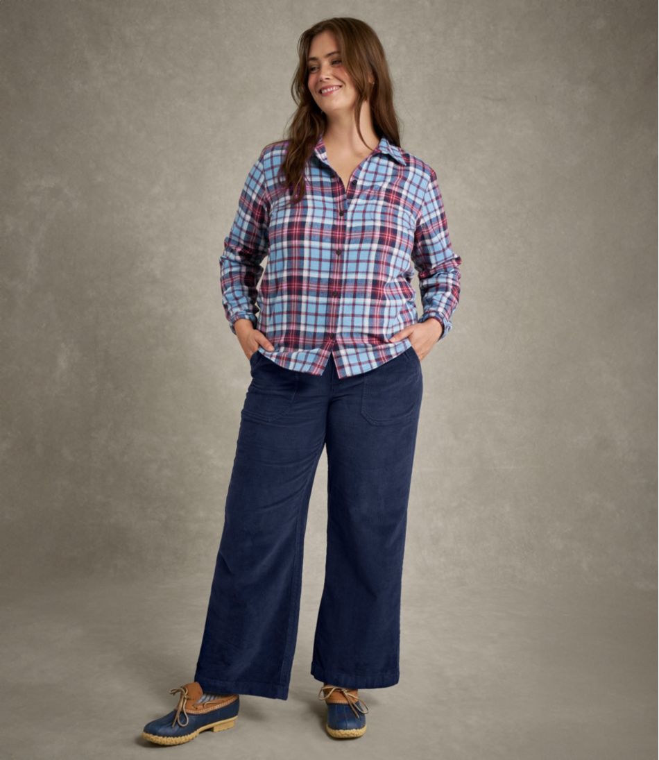 Women's Scotch Plaid Flannel Shirt, Relaxed / L.L.Bean