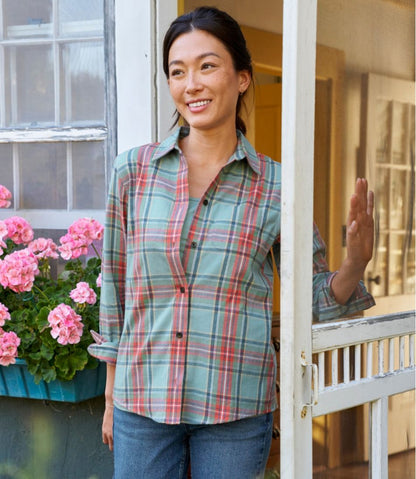 Women's Scotch Plaid Flannel Shirt, Relaxed / L.L.Bean