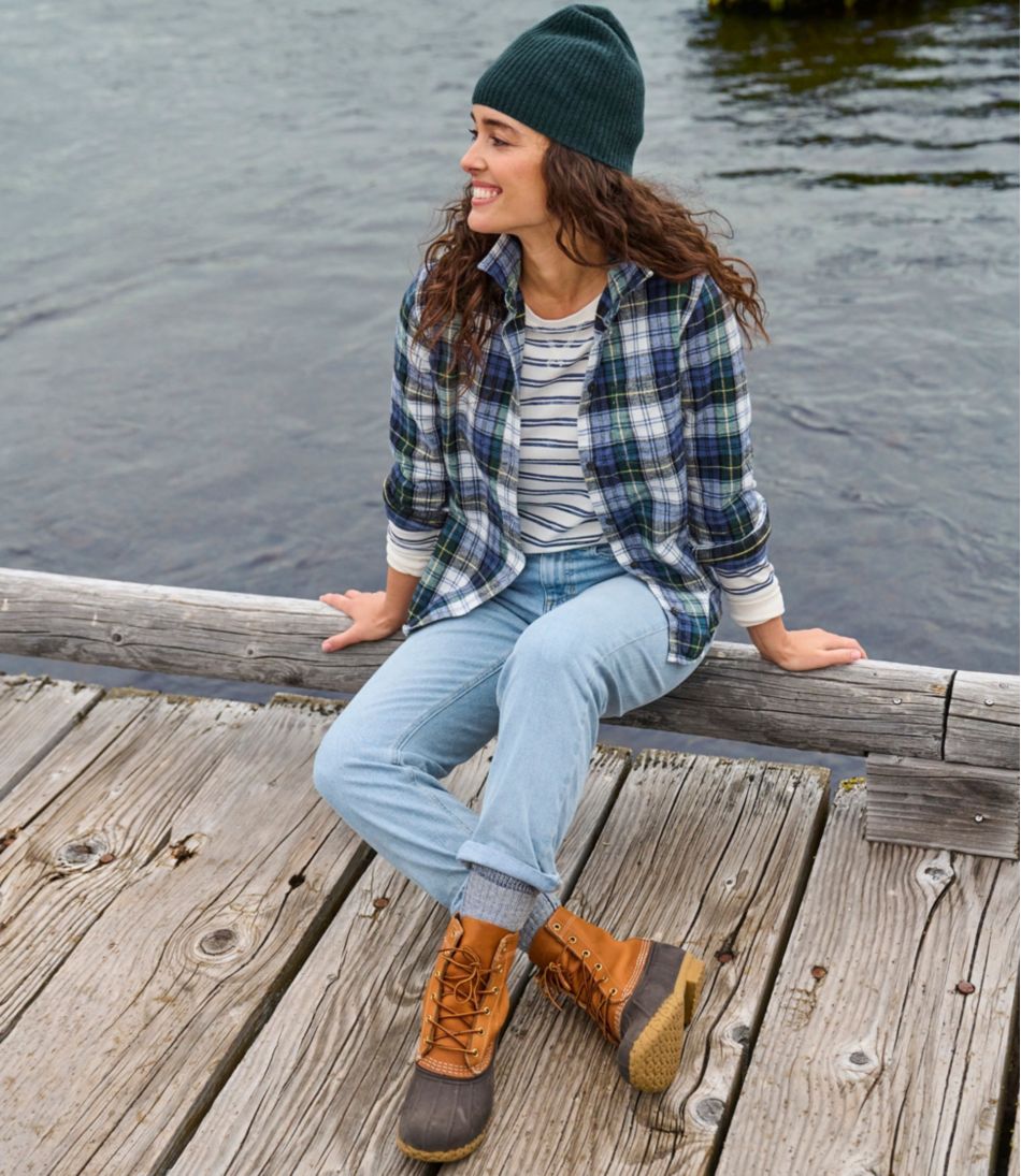 Women's Scotch Plaid Flannel Shirt, Relaxed / L.L.Bean