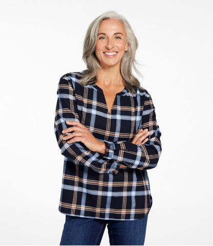 Women's Whisperweight Flannel Popover Shirt / L.L.Bean